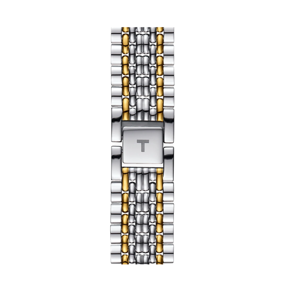 Tissot Everytime Medium White Dial Two Tone Mesh Bracelet Watch For Men - T109.410.22.033.00