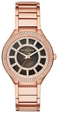 Michael Kors MK3397 Kerry Women's Watch – Black Mother of Pearl Dial & Rose Gold Steel Bracelet