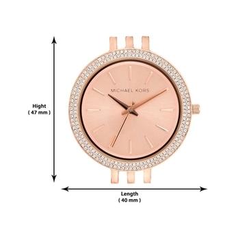 Michael Kors Darci Rose Gold Dial with Diamonds Rose Gold Stainless Steel Strap Watch for Women - MK3192