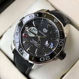 Tag Heuer Aquaracer Moon Black Dial Watch for Men - WAY201J.FC6370