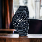 Maserati SFIDA Chronograph Blue Dial Blue Steel Strap Watch For Men - R8873640023