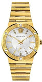 Versace VEVI00520 Greca Quartz Men's Watch – Silver Dial & Gold Steel Strap