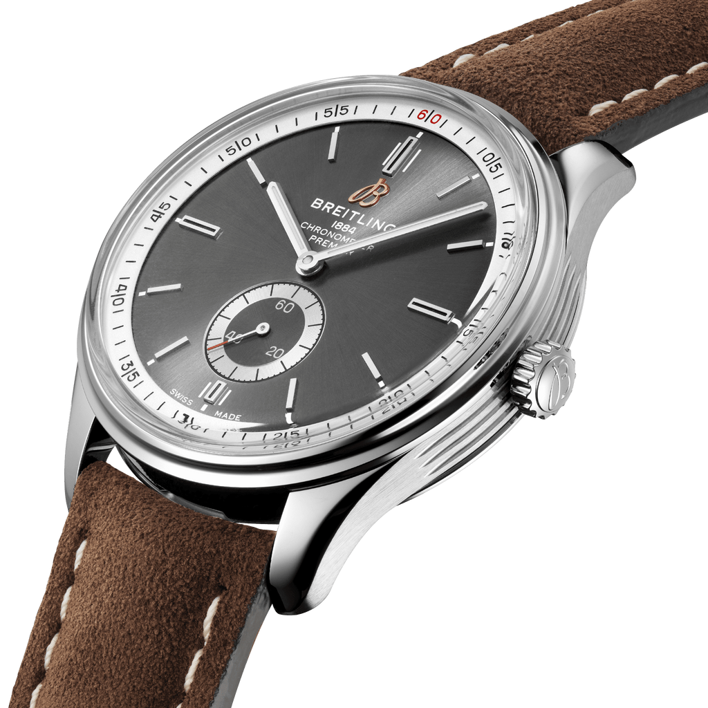 Breitling Premier Automatic 40mm Anthracite Dial Mens Watch - A37340351B1X1