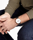 Calvin Klein Even White Dial Black Leather Strap Watch for Women - K7B216C6