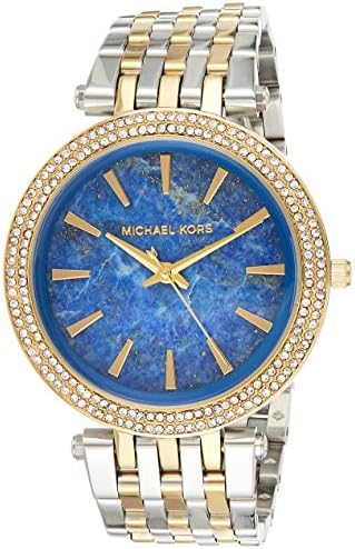 Michael Kors Darci Quartz Blue Dial Two Tone Steel Strap Watch For Women - MK3401
