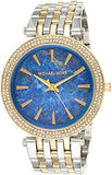 Michael Kors Darci Quartz Blue Dial Two Tone Steel Strap Watch For Women - MK3401