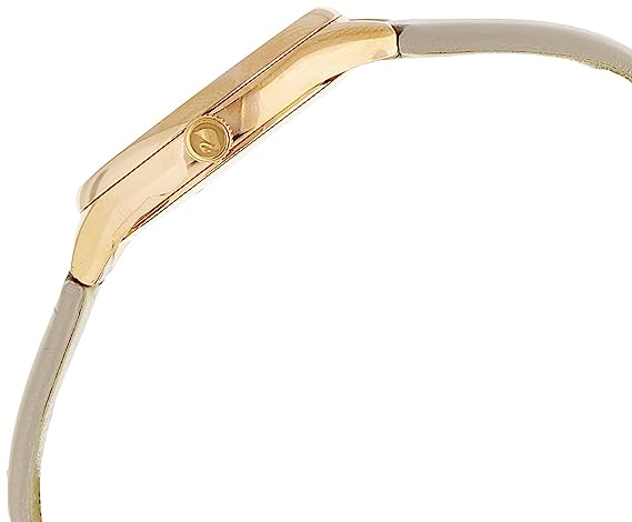 Swarovski Lovely Crystals Mini Grey Dial Grey Leather Strap Watch for Women - 5261481