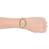Michael Kors Bradshaw Gold Dial Two Tone Steel Strap Watch for Women - MK6359