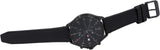 Tommy Hilfiger West Chronograph Black Dial Black Leather Strap Watch For Men - 1791711