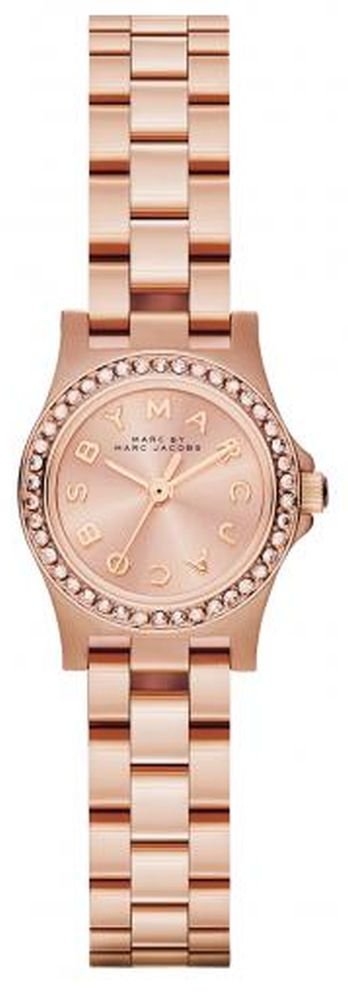Marc Jacobs Henry Rose Gold Dial Rose Gold Steel Strap Watch for Women - MBM3278