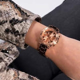 Guess GW0465L2 Cosmic Chronograph Women’s Watch – Rose Gold Dial & Rose Gold Steel Strap