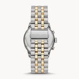 Michael Kors Cunningham Chronograph Black Dial Two Tone Steel Strap Watch For Men - MK8964