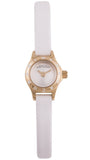 Marc Jacobs MBM1344 Blade Quartz Women’s Watch – White Dial & White Leather Strap