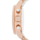 Marc Jacobs Rock Chronograph White Dial White Silicone Strap Watch for Women - MBM2547