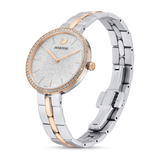 Swarovski Cosmopolitan Crystals Silver Dial Two Tone Steel Strap Watch for Women - 5644081