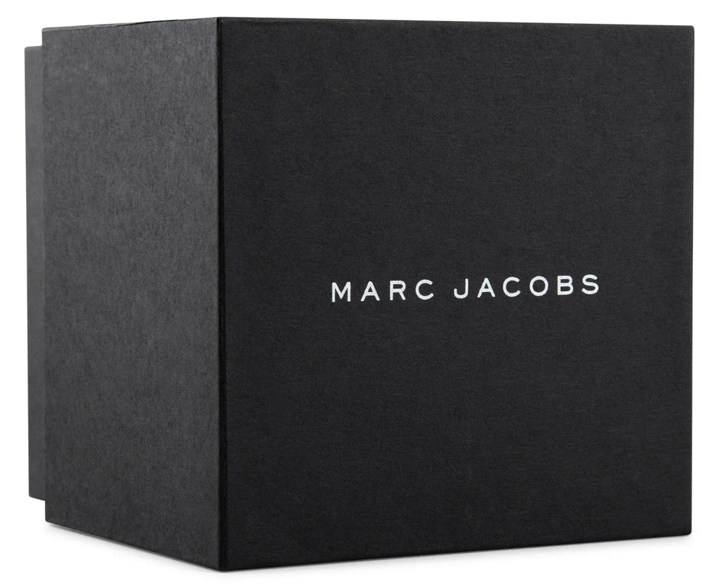 Marc Jacobs Vic Black Dial Black Leather Strap Watch for Women - MJ1522