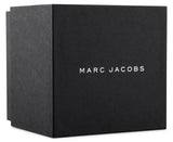 Marc Jacobs Vic Black Dial Black Leather Strap Watch for Women - MJ1522