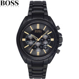 Hugo Boss Driver Black Dial Black Steel Strap Watch for Men - 1513277