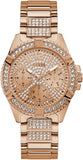 Guess W1156L3 Frontier Diamonds Quartz Women's Watch – Rose Gold Dial & Rose Gold Steel Strap