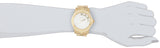 Marc Jacobs Rivera White Dial Gold Steel Strap Watch for Women - MBM3134