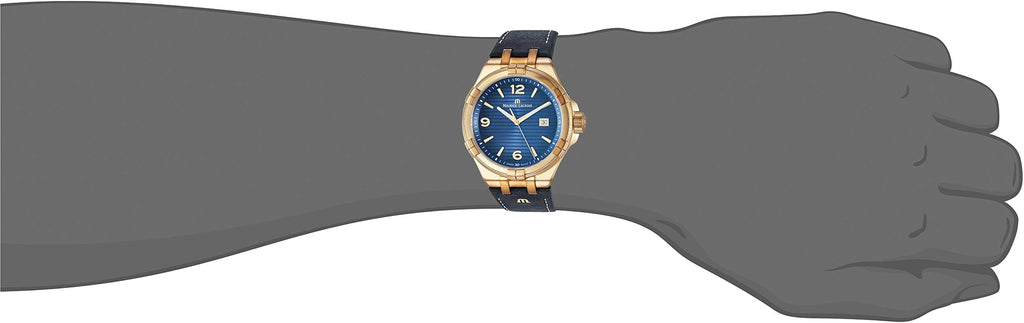 Maurice Lacroix AI1028 Aikon Date Limited Edition Men’s Watch – Blue Dial & Blue Leather Strap