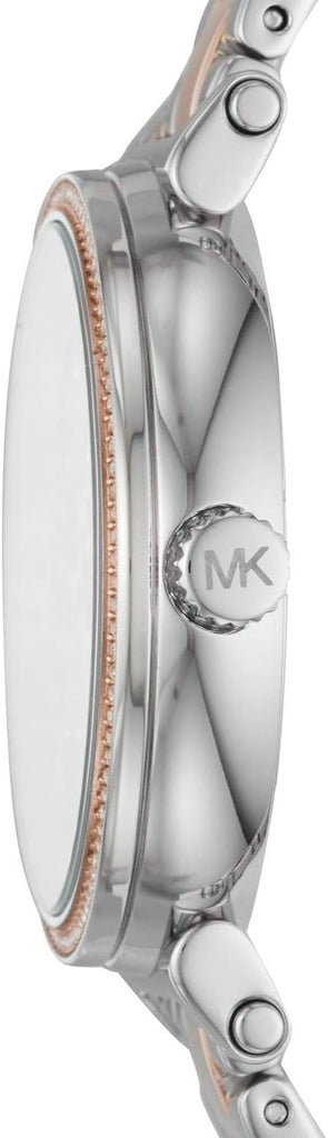 Michael Kors Sofie Quartz Rose Gold Dial Two Tone Steel Strap Watch For Women - MK3972