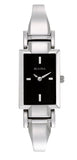 Bulova 96L138 Classic Collection Women's Watch – Black Dial & Silver Steel Bracelet