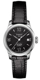 Tissot T41.1.123.57 Le Locle Automatic Lady Women’s Watch – Black Dial & Black Leather Strap