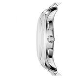 Emporio Armani Valente Chronograph Quartz Black Dial Silver Steel Strap Watch For Men - AR11083