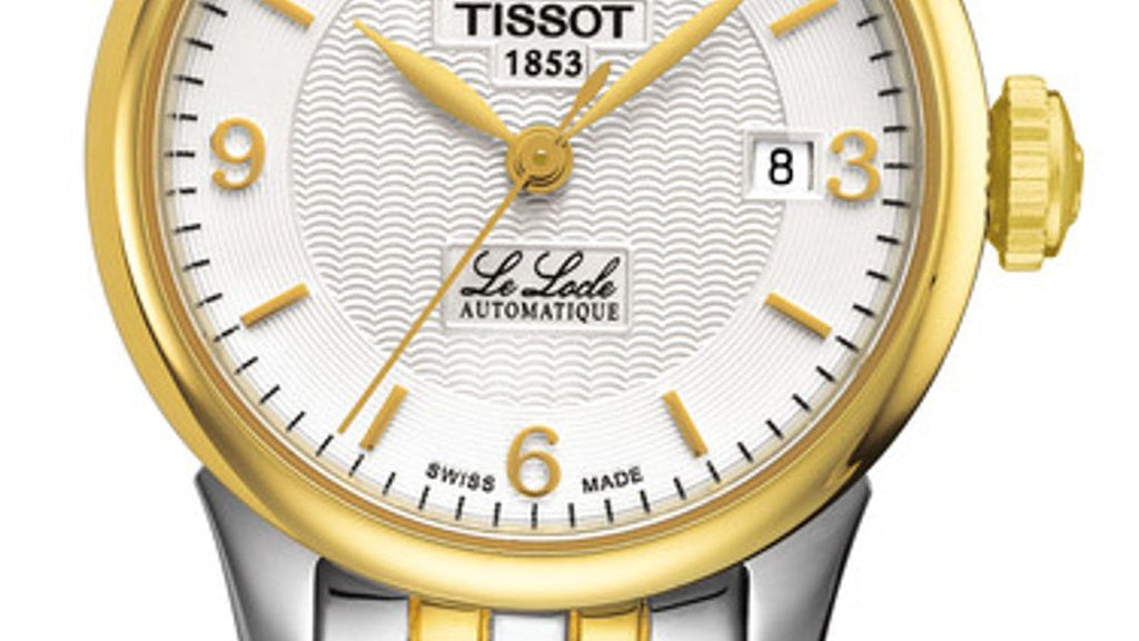 Tissot Le Locle Automatic Small Lady White Dial Two Tone Steel Strap Watch For Women - T41.2.183.34
