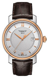 Tissot T097.010.26.118.00 Bridgeport Lady Quartz Women's Watch – White Dial & Brown Leather Strap