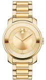 Movado 3600323 Bold Quartz Women's Watch – Gold Dial & Gold Steel Strap