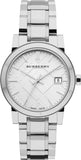 Burberry BU9100 The City Women’s Watch with White Dial & Silver Stainless Steel Strap