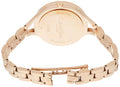 Calvin Klein Graphic Silver Dial Rose Gold Steel Strap Watch for Women - K7E23646