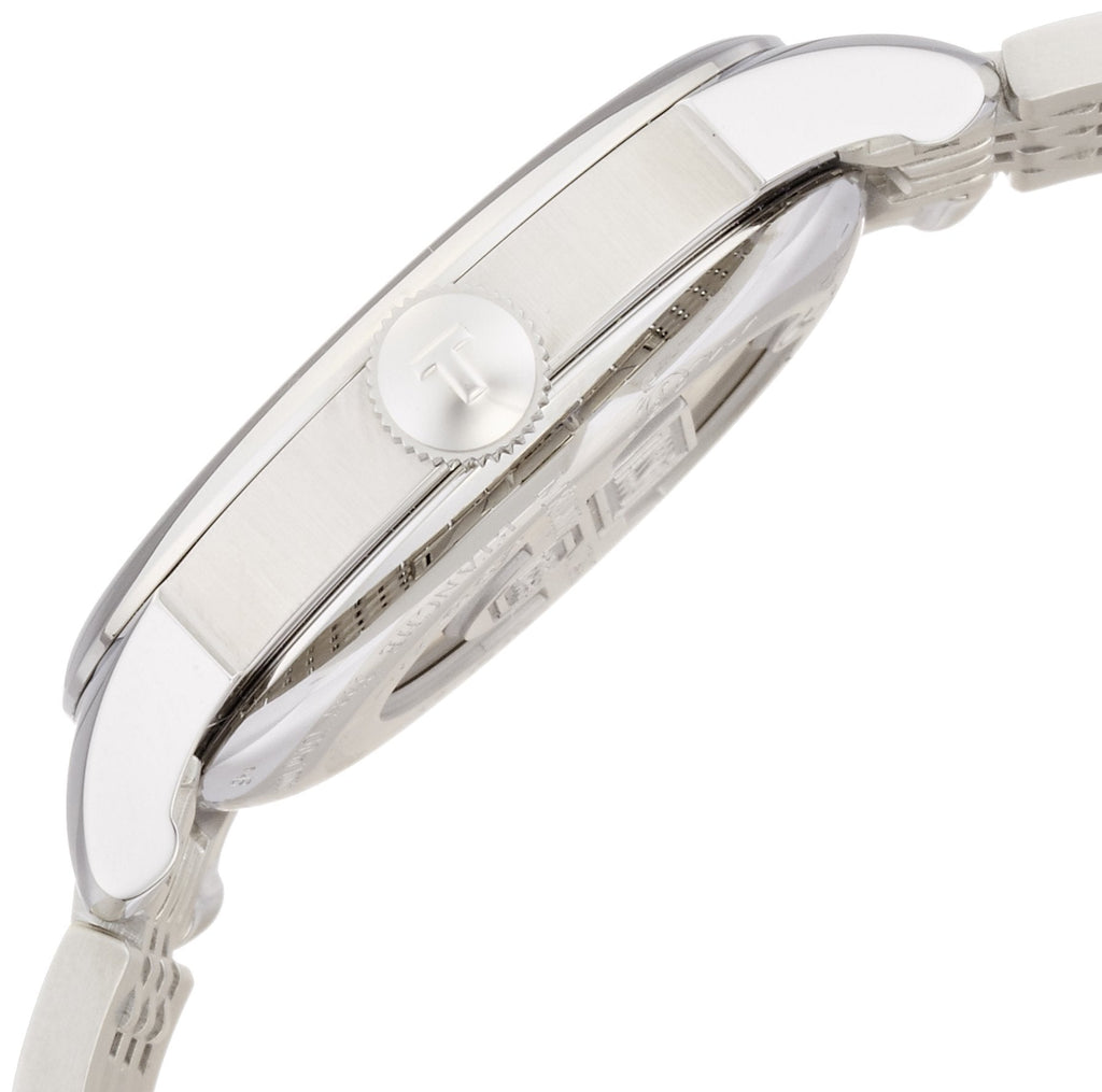 Tissot T Classic Le Locle Automatic White Dial Silver Steel Strap Watch For Men - T41.1.483.33