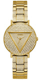 Guess GW0512L2 Trend Diamonds Quartz Women's Watch – Gold Dial & Gold Steel Strap