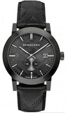Burberry BU9906 The City Men's Watch – Black Dial & Black Leather Strap