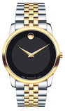 Movado 606899 Museum Classic Men's Watch – Black Dial & Two-Tone Steel Strap