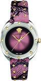 Versace VEBM00818 Shadov Women's Watch – Pink Dial & Pink Leather Strap