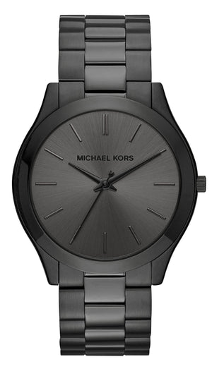 π Michael Kors MK8507 Slim Runway Quartz Men's Watch β Black Dial & Black Steel Bracelet (100% off)