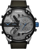 Diesel DZ7420 Mr. Daddy 2.0 Chronograph Men's Watch – Grey Dial & Black Nylon Strap