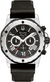 Bulova Marine Star Chronograph 98B127 Men's Watch – Black Dial with Black Rubber Strap