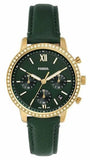 Fossil ES5239 Neutra Chronograph Women’s Watch – Green Dial & Green Leather Strap