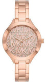 Michael Kors MK4658 Slim Runway Quartz Women's Watch – Rose Gold Dial & Rose Gold Steel Strap