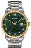 Tissot T086.407.22.097.00 Luxury Powermatic 80 Men's Watch – Green Dial & Silver Steel Strap