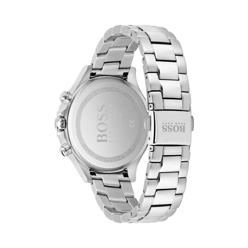 Hugo Boss Hera Rose Pink Dial Silver Steel Strap Watch for Women - 1502565