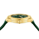Salvatore Ferragamo F-80 Classic Green Dial Green Rubber Strap Watch for Men - SFHY02022