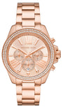 Michael Kors MK7430 Wren Chronograph Women's Watch – Rose Gold Dial & Rose Gold Steel Bracelet