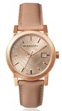 Burberry BU9109 The City Women’s Watch with Beige Dial & Beige Leather Strap