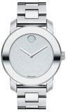 Movado 3600334 Bold Women's Watch – Silver Dial with Crystal Dot & Silver Steel Strap